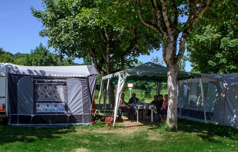 Camping Municipal la Rabaudié caravanes