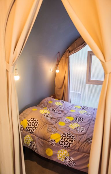 Camping Soleil des Bastides chambre parents