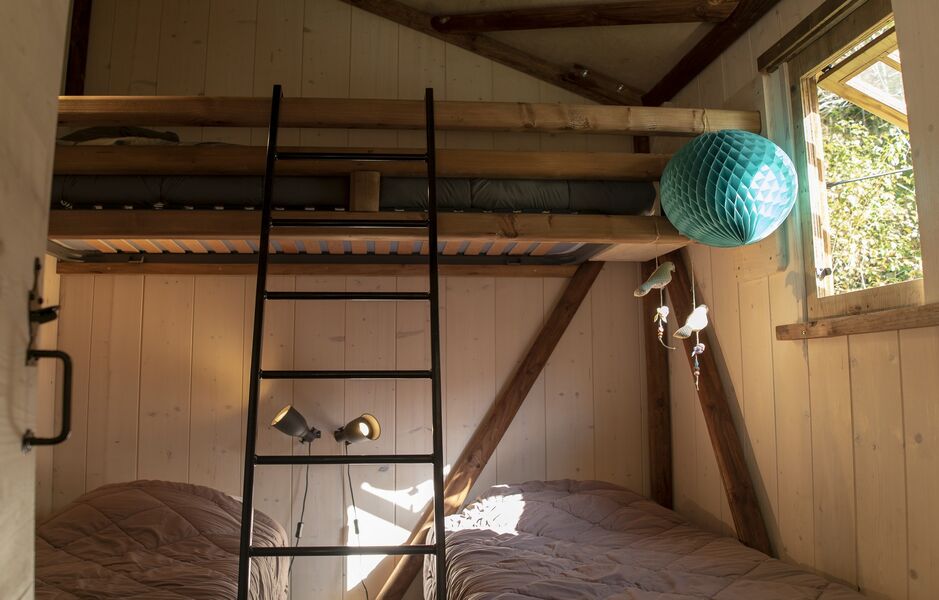 Camping les Tarrasses du Viaur chambre enfants