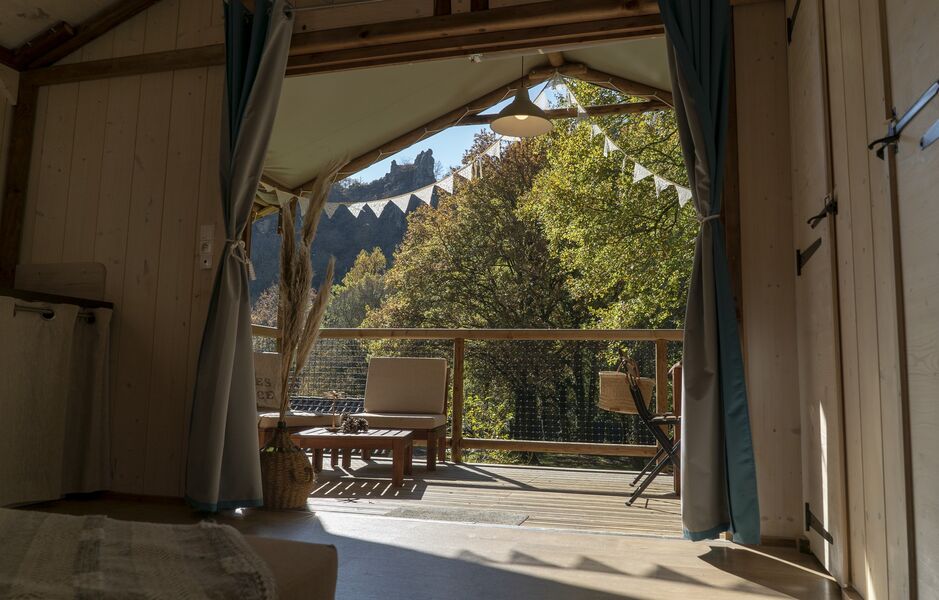 Camping les Tarrasses du Viaur vue intérieure