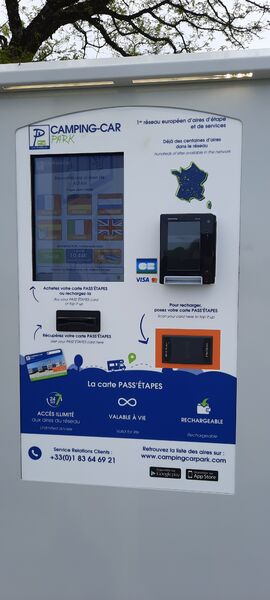 Entrée du camping car park