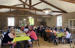 Chalets de Fiolles repas groupe