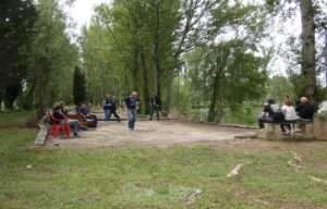 Plan d'Eau Saint Charles motards et petanque