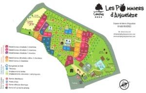Camping Les Pommiers_Rivières plan camping