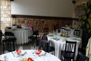 Chêne Vert salle décorée