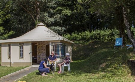 Camping de la Raviège location bungalow